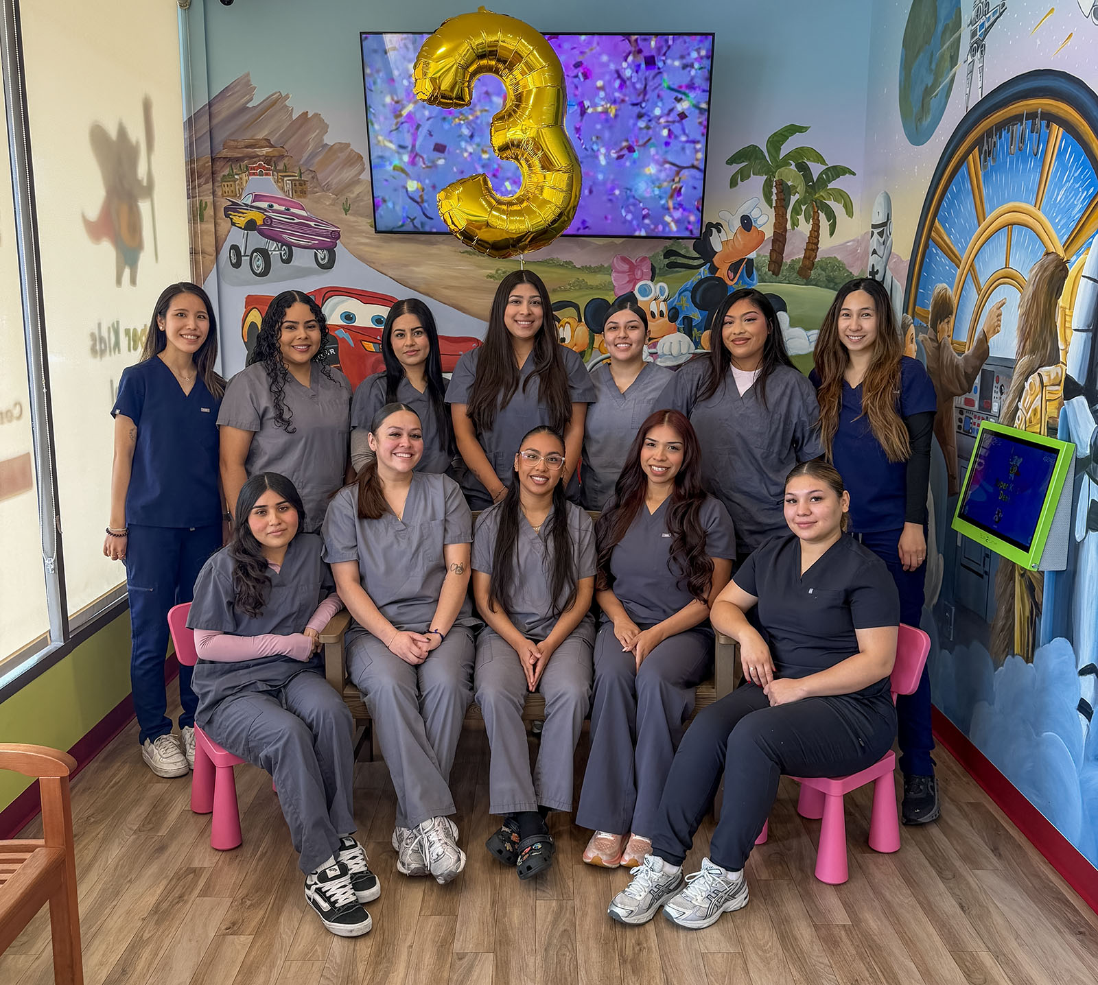 The Super Kids Dental Anaheim team