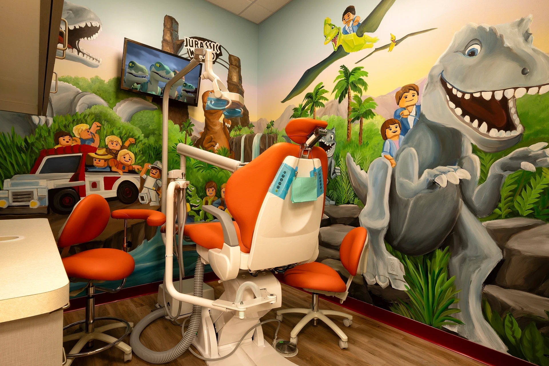 Super Kids Dental themed office space 16